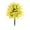 01-Yellow, variant on Faux Morning Glory Plant Stake, Artificial Flower for Garden Beds and Patio Planters