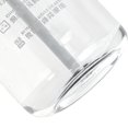 thumbnail image 2 of Large Capacity 68 oz Fitness Water Bottle Double Straw Lid Time Markers Handle Sleek Lightweight Water Jug Gray, 2 of 9