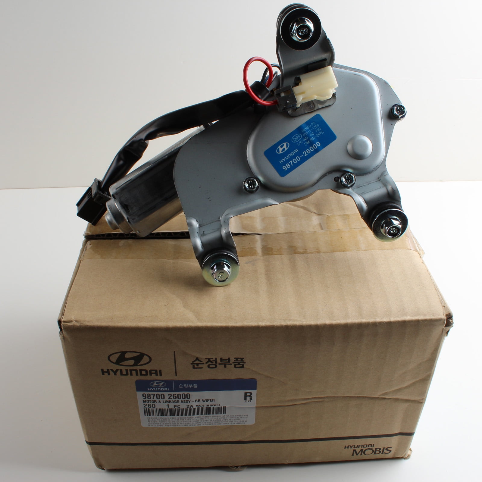 Genuine OEM Windshield Wiper Rear Motor for Hyundai Santa Fe 20012006