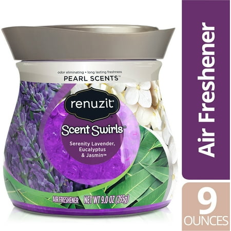 Renuzit Air Freshener - Renuzit Pearl Scents Air Freshener, Serenity Lavender, Eucalyptus & Jasmin, 9 Ounces