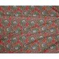 thumbnail image 4 of oneOone Polyester Lycra Fabric Leaves & Floral Block Print Sewing Fabric BTY 56 Inch Wide, 4 of 5