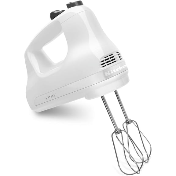 Visualz 5 Ultra Power Speed Hand Mixer - KHM512, White