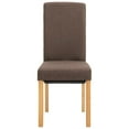 thumbnail image 6 of vidaXL Dining Chairs Accent Upholstered Side Chair with Wood Frame Fabric, 6 of 155