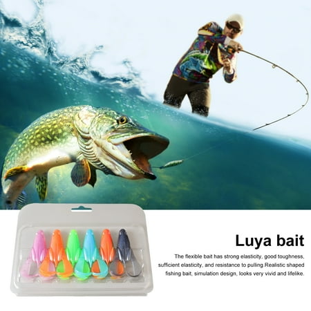 Ettsollp 6Pcs Fishing Lures Soft Bionic Lures for Floating Frog Fishing Sinking Swimming Baits Realistic Shaped Freshwater Blacking Puff Water Frog Thunder Frog Bait for All Water Layer