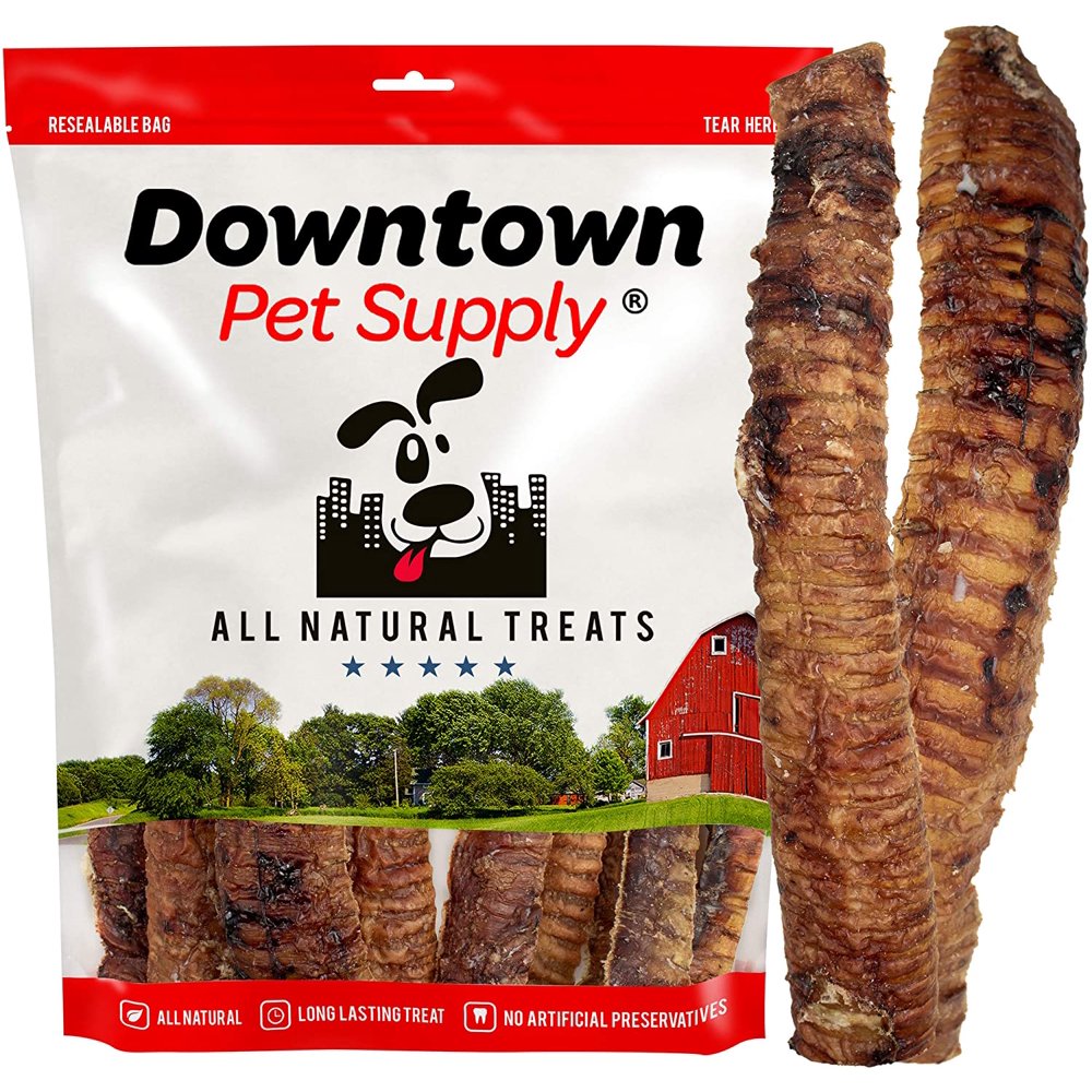 Premium Beef Trachea Dog Chews, Great Source of Glucosamine, 100