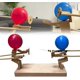 thumbnail image 1 of Balloon Bamboo Man Battle, Handmade Wooden Fencing Puppets, Whack A Balloon Game, Fast-paced Balloon Fight, Balloon Battle Game, Whack A Balloon Party, 1 of 5
