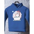 thumbnail image 3 of Baby Rabbit Taking A Bath Hoodie Toddler -Image by Shutterstock,  5 Toddler, 3 of 4