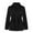 Black, variant on Uaswgudfs Women's Water-Resistant Anorak Hooded Rain Jacket Trench Coat