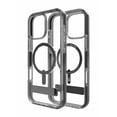 thumbnail image 2 of ZAGG Piccadilly Snap with Kickstand Case iPhone 16 Pro Max Clear/Black, 2 of 5