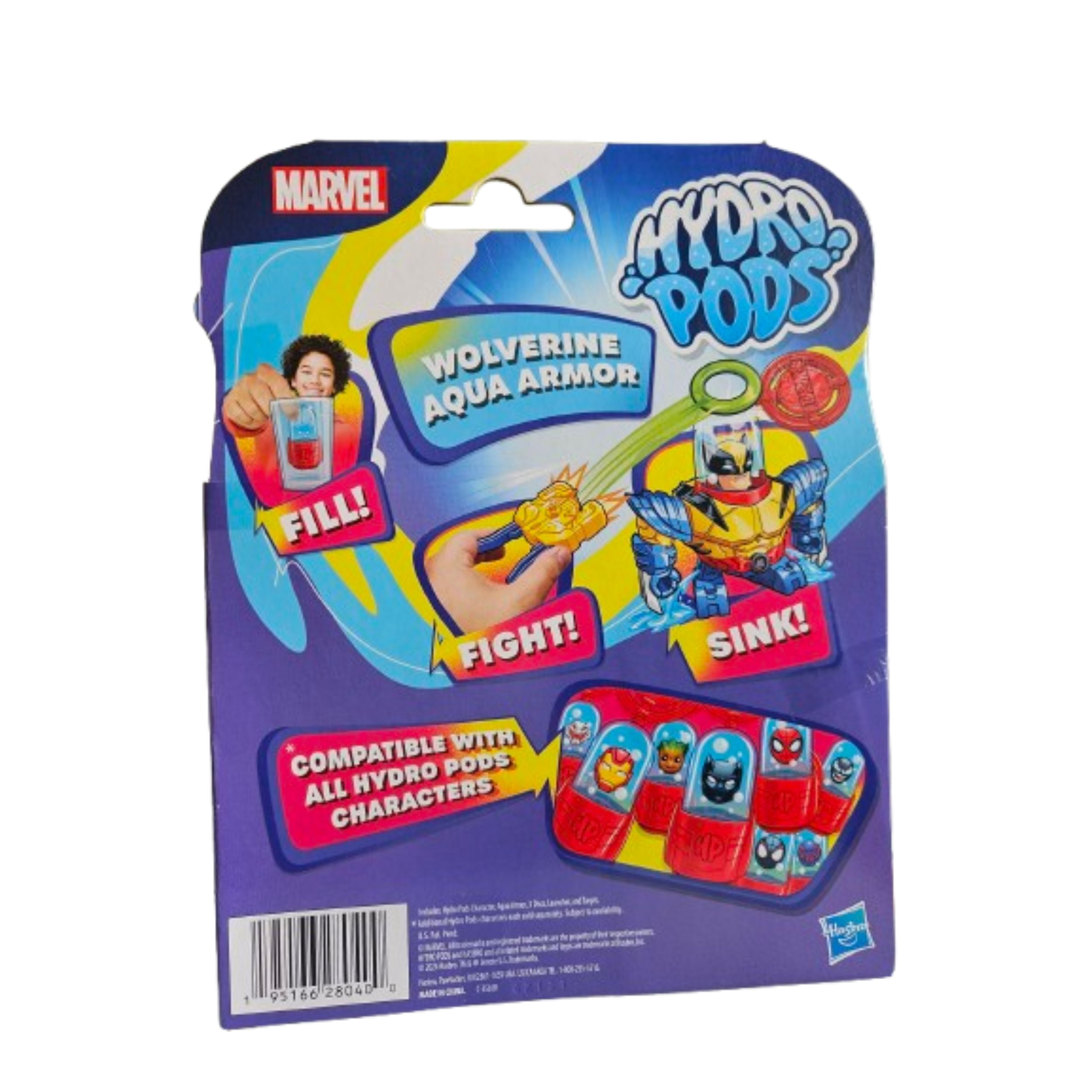 Marvel Wolverine Hydro Pods Aqua Armor