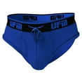 thumbnail image 3 of UFM Mens Underwear, Polyester-Spandex Mens Briefs, Regular and Adjustable Support Pouch Men Underwear, 44-46 waist, Royal Blue, 3 of 5