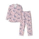 thumbnail image 1 of Balery Butterfly Pijama para Hombre de Dos Piezas con Manga Larga, Conjunto de Dormir y Descanso Suave con Bolsillos-Small, 1 of 7