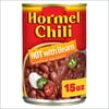 HORMEL Chili Hot with Beans, No Artificial Ingredients, Steel Can 15 oz