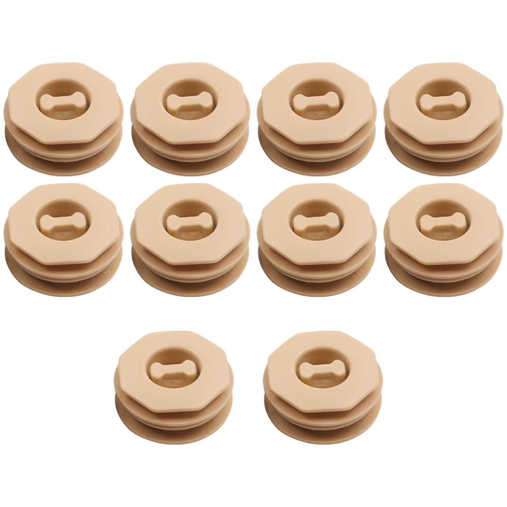 Car Floor Mat Clips 10PCS Anti Slip Fixing Retainers Round Carpet
