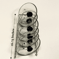 thumbnail image 5 of EVELOTS 6 Pot Lid Organizer for Cabinet or Pantry Wall - Cupboard Door Pots and Pans Organizer - Glass or Metal Pan Covers Cabinet Organizer - Rack Hanger Dividers, 5 of 8