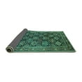 thumbnail image 2 of Ahgly Company Indoor Rectangle Persian Turquoise Blue Traditional Area Rugs, 5' x 8', 2 of 4