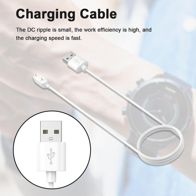 Cable cargador USB Smartwatch para Huawei Watch Fit/Huawei Band 6 Pro (Blanco) Likrtyny Para estrenar