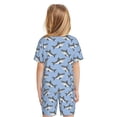 thumbnail image 3 of JUNZAN Party Shark Cute for Boys Girls Pajama Sets Toddler Sleepwear Summer Jammies 2pcs PJs, 3 of 7