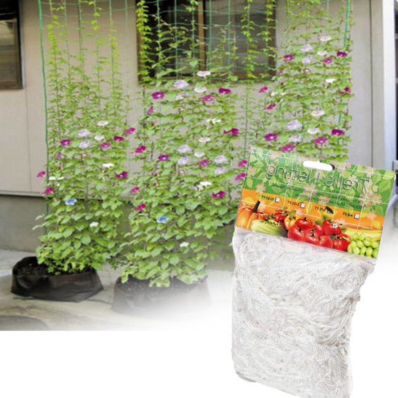 Cdar 5/10m Garden Plant Climbing Net Vegetable Vine Flower Trellis Support Fence Mesh