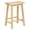 Natural, variant on PJ Wood Saddle-Seat 24 Inch Kitchen, Table, & Bar Counter Stool, Black