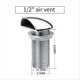 thumbnail image 2 of Universal Air Hole 316 Stainless Steel Shell Vent Oil Tank, 2 of 5
