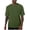 Army Green, variant on Oalirro Men's Solid Color Short Sleeve T-Shirt, Relaxed Fit Cotton Crew Neck Tee, Essential Wardrobe Staple for Daily Wear