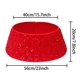 thumbnail image 4 of Matsuzay Decoración de la parte inferior del árbol de Navidad Ambiente cálido de vacaciones Decoración de la del árbol Árbol de Navidad Kits de decoración para fiestas rojo, 4 of 6