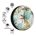 thumbnail image 4 of Fotbe Watercolor Palm Tree Funda de Llanta de Repuesto con Estampado, Engrosada, Ajuste Universal para Jeep, Remolque, RV, SUV, Camión-17 inch, 4 of 6