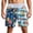 za11-fk0825 Light Blue, variant on Shorts for Men Funny Swim Trunks for Men, Patriotic Quick-Dry Shorts, Realistic Illusion, Patriotic Prints