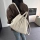 thumbnail image 4 of Mochila de nailon para mujer, de moda, con relleno de algodón y plumón, para estudiantes, bolso de mano, bolso de hombro informal, 4 of 6
