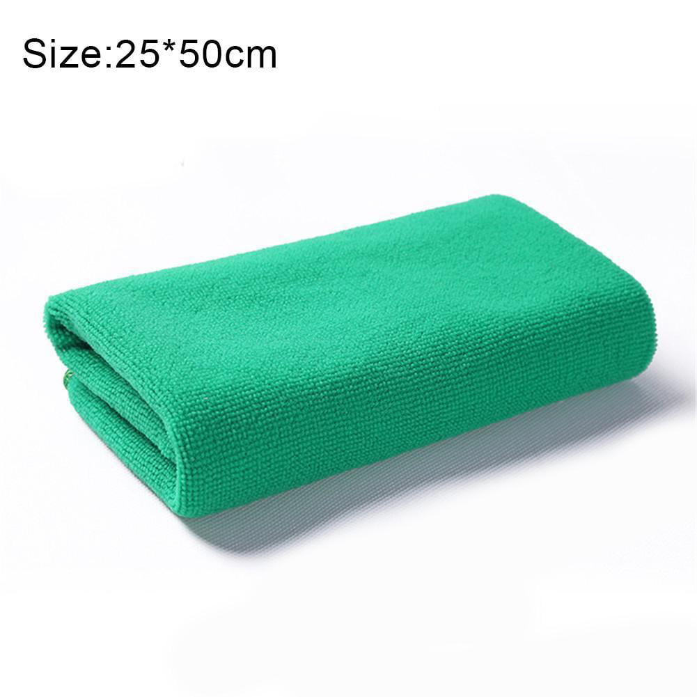 2Pcs Super Thick Plush Car Cleaning Cloths Microfiber Wax Polishing Towels US 