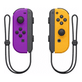 thumbnail image 2 of Control joystick inalámbrico Nintendo Switch Joy-Con (L)/(R) LED RGB morado neón/naranja neón 2 unidades, 2 of 3