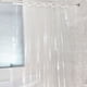 thumbnail image 3 of Cortina de ducha Inteprter impermeable extra gruesa con efecto de drapeado fuerte baño Transparente 180*180 cm, 3 of 6