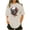 Khaki, variant on Sexlip Womens Swimsuit Set Dripping Rose Skull Print Cover Up Design Crew Neck Short Sleeve Loose Silhouette Lightweight Fabric for Beach Vacations White XXXXL
