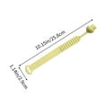thumbnail image 3 of Clearance!Silicone Toilet Seat Lifter Handle Avoid Touching Toilet Seat Washable and Resusable Toilet Lid Lifter(Yellow), 3 of 9
