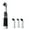White, variant on Bdday Toilet Bowl Cleaners Multihead Electric Cleaning Brush Multifunctional Kitchen Bathroom Hot Sink Toilet Portable Cleaning Brush Four Brush Heads Choice Scrub Brush