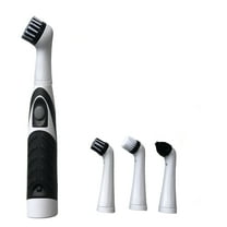 Matoen Electric Cleaning Brush with 4 Brush Heads, Indoor Household Cordless Motorized Brush for Bathroom Toilet Kitchen Tile Crevice