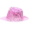 thumbnail image 2 of Amscan 250238 Pink Paisley Cowboy Hat - Pack of 48, 2 of 3