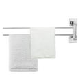 thumbnail image 4 of Toallero, Soporte De Tela De Acero Inoxidable, Juego De Herrajes Montados En La Pared, Barra Para Ahorrar Espacio, Accesorios De Binado, 4 of 7