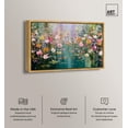 thumbnail image 2 of Picturesque Colors Canvas Colorful Floral Art by Art Remedy, Gold Frame, 54 x 36, 2 of 7