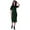 Dark Green, variant on Moomaya Womens Straight Short Sleeve Dress Plain Casual Relaxed Fit Dresses w/ Pockets