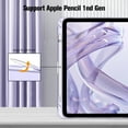 thumbnail image 2 of Fintie Case for iPad (A16) 11th Generation Case 2025, iPad 10th Generation Case 2022, Slim Shell Hard Translucent Frosted Back Stand Cover with Pencil Holder, Auto Sleep/Wake, Lilac Purple, 2 of 11