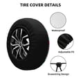 thumbnail image 2 of Rateoe Excavator Pattern Tire Cover Wheel Protectors Weatherproof Wheel Covers Universal Fit for Trailer Rv SUV Truck Camper Travel Trailers Accessories-16 inch, 2 of 6