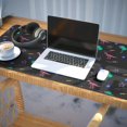 thumbnail image 3 of Long Mouse Pads for Desk,Colorful Dinosaurs Palms Stars Pattern Desk Mats on Top Of Desks, Desk Mouse Pad Extra Large with 3mm Non-Slip Base and Stitched Edge for Gaming,Office,Work,Home 35.4"x15.7", 3 of 6