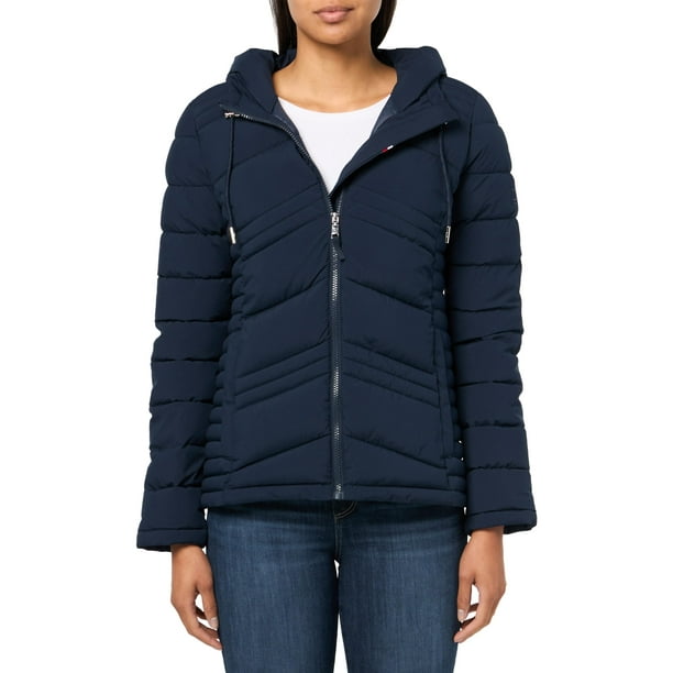 Ropa de abrigo Tommy Hilfiger para mujer, ligera, azul marino, talla M