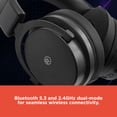 thumbnail image 2 of RadioShack Gaming Wireless Headphones – 50mm Drivers, Dual Mode Bluetooth 5.3 + 2.4GHz, 500mAh Battery, 20Hz–20kHz Frequency, Sleek Black Design, 2 of 5