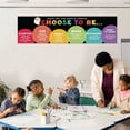 thumbnail image 3 of Koyal Wholesale Classic Rainbow Throw Kindness Growth Mindset Classroom Banner Sign for Teachers, Door, Wall Decor, 2-Pk, 3 of 5