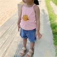 thumbnail image 6 of EnJoCho Child Swing Blouse Summer Tank Top For Girls Cotton Blend Kids Underwear Camisole Children Undershirt Toddler Clothing, 6 of 7