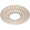 thumbnail image 2 of Ekena Millwork 40"OD x 14 7/8"ID x 1/4"T Cornelius Wood Fretwork Pierced Ceiling Medallion, Alder, 2 of 3