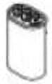 Dometic 3313107.018 A/C Capacitor 50/ 5 Farad For 13500 BTU A/C Units